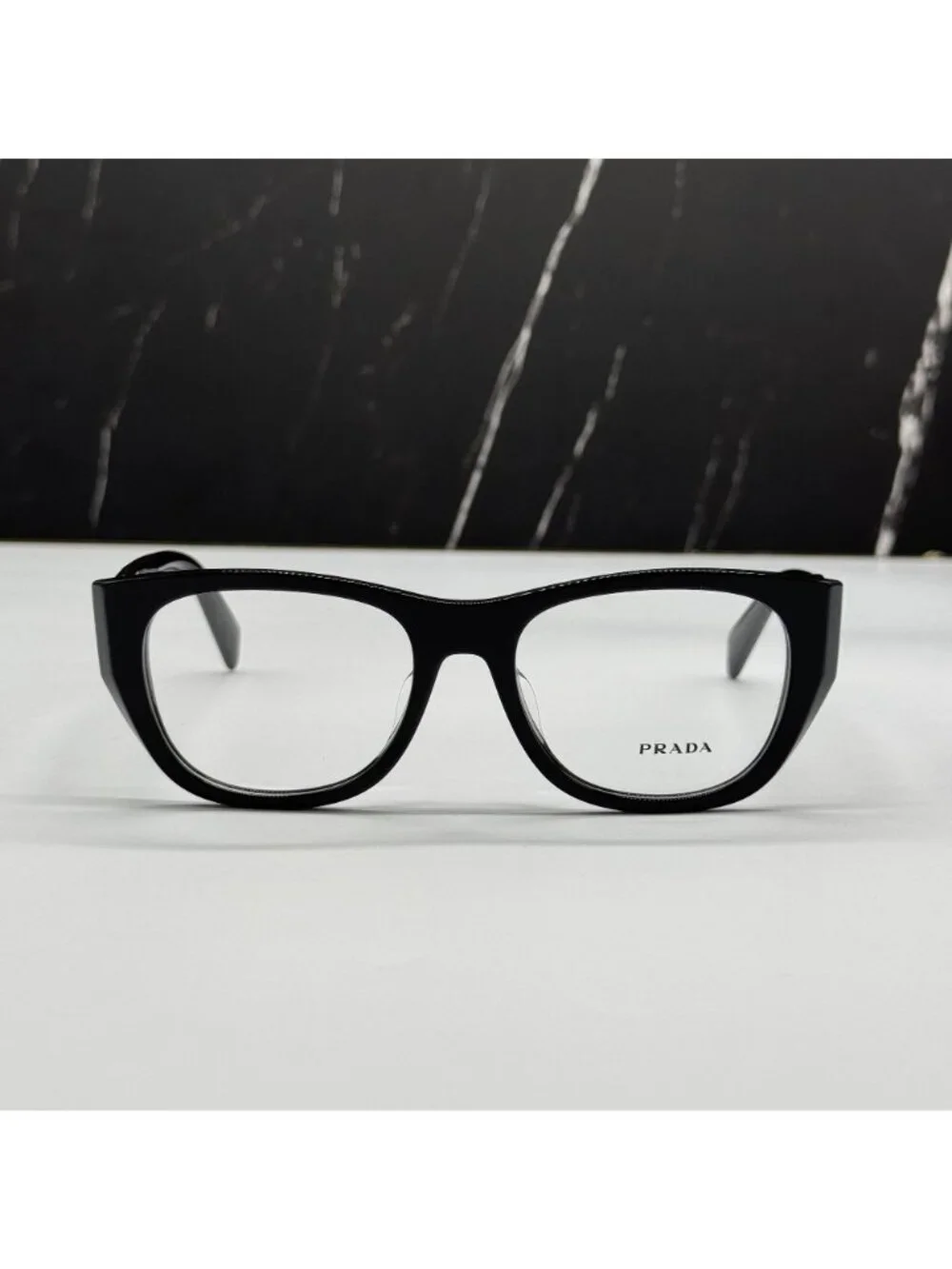 NEW PRADA PRA18VF 16K1O1 EYEGLASSES PR A18VF 16K1O1 BLACK WOMEN CAT EYE VPR A18V